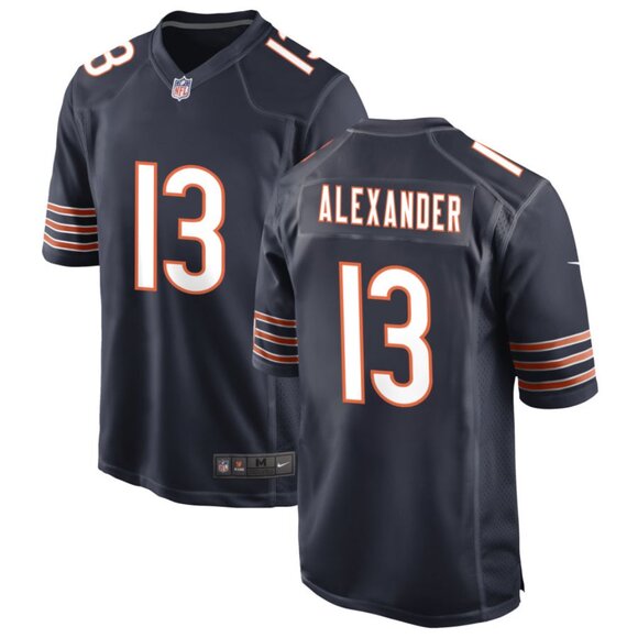 Mens Youths Kids Womens Maurice Alexander Navy Vapor Stitched Jersey